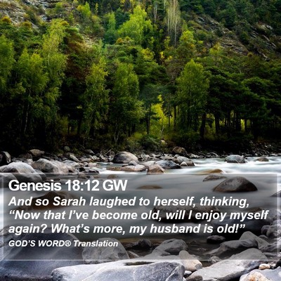 Genesis 18:12 GW Bible Verse Image