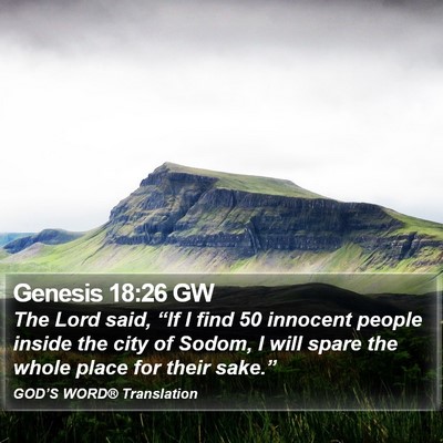 Genesis 18:26 GW Bible Verse Image