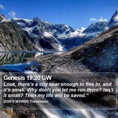 Genesis 19:20 GW Bible Verse Image