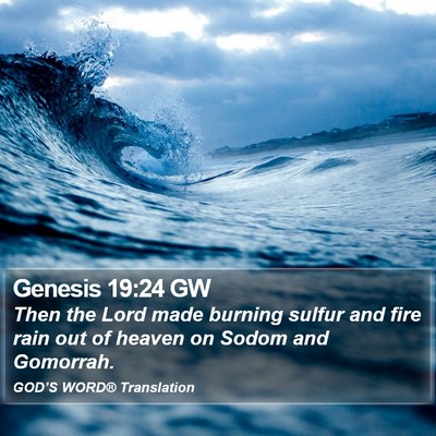 Genesis 19:24 GW Bible Verse Image