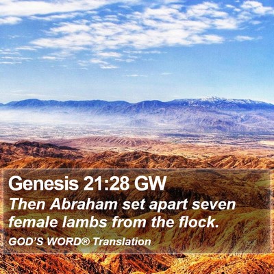 Genesis 21:28 GW Bible Verse Image