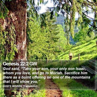 Genesis 22:2 GW Bible Verse Image