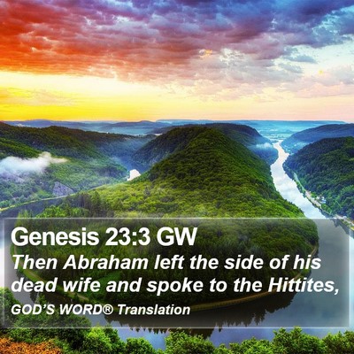Genesis 23:3 GW Bible Verse Image
