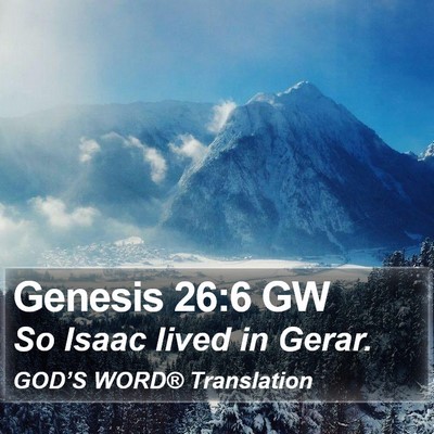 Genesis 26:6 GW Bible Verse Image