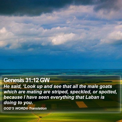 Genesis 31:12 GW Bible Verse Image