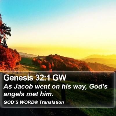 Genesis 32:1 GW Bible Verse Image