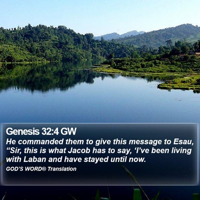 Genesis 32:4 GW Bible Verse Image
