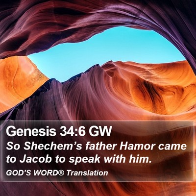 Genesis 34:6 GW Bible Verse Image