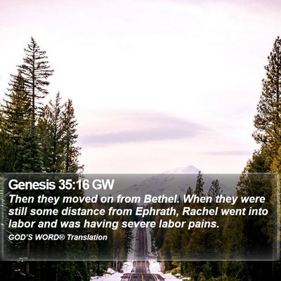 Genesis 35:16 GW Bible Verse Image
