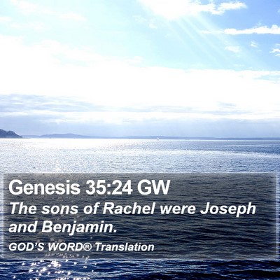 Genesis 35:24 GW Bible Verse Image