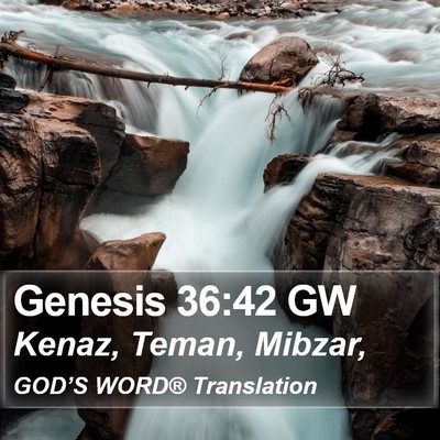 Genesis 36:42 GW Bible Verse Image