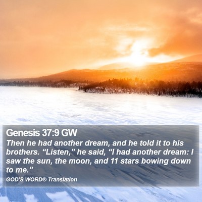 Genesis 37:9 GW Bible Verse Image