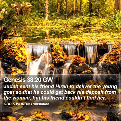 Genesis 38:20 GW Bible Verse Image