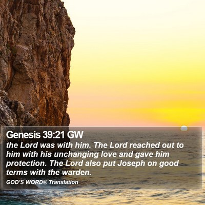 Genesis 39:21 GW Bible Verse Image