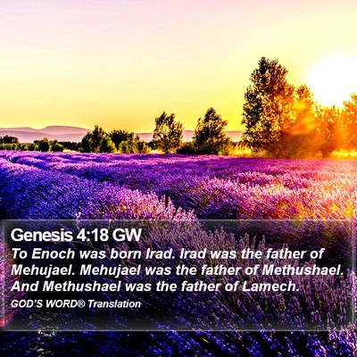 Genesis 4:18 GW Bible Verse Image