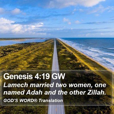 Genesis 4:19 GW Bible Verse Image