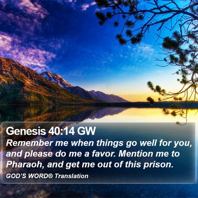 Genesis 40:14 GW Bible Verse Image