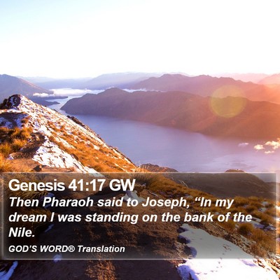 Genesis 41:17 GW Bible Verse Image