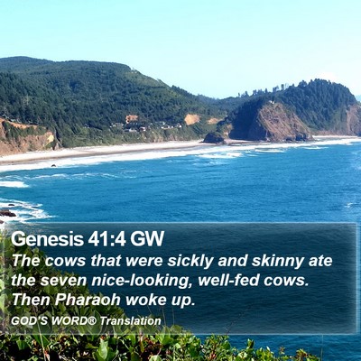 Genesis 41:4 GW Bible Verse Image