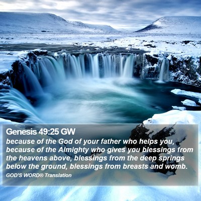 Genesis 49:25 GW Bible Verse Image