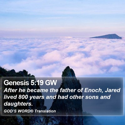 Genesis 5:19 GW Bible Verse Image