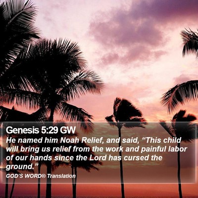 Genesis 5:29 GW Bible Verse Image