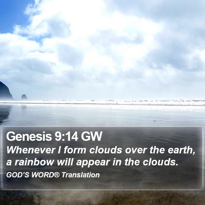 Genesis 9:14 GW Bible Verse Image
