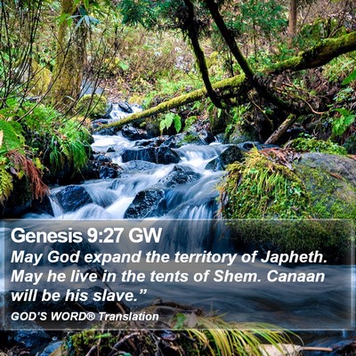 Genesis 9:27 GW Bible Verse Image