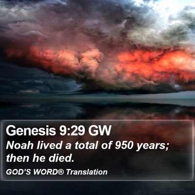 Genesis 9:29 GW Bible Verse Image