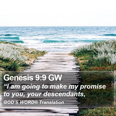 Genesis 9:9 GW Bible Verse Image