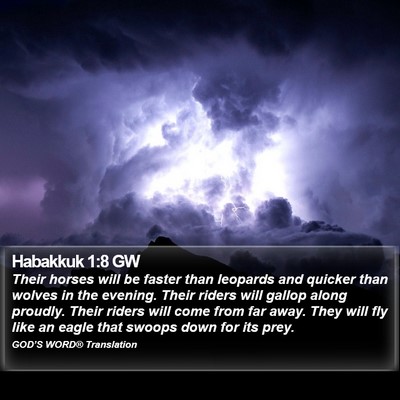 Habakkuk 1:8 GW Bible Verse Image