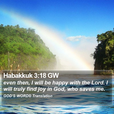 Habakkuk 3:18 GW Bible Verse Image