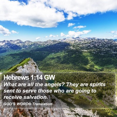 Hebrews 1:14 GW Bible Verse Image