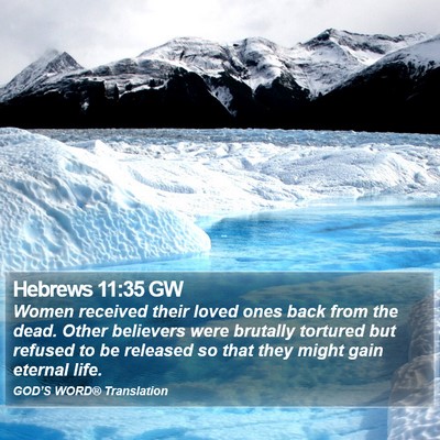 Hebrews 11:35 GW Bible Verse Image