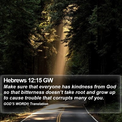 Hebrews 12:15 GW Bible Verse Image