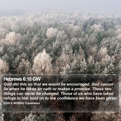 Hebrews 6:18 GW Bible Verse Image