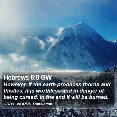 Hebrews 6:8 GW Bible Verse Image