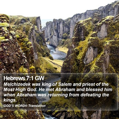 Hebrews 7:1 GW Bible Verse Image