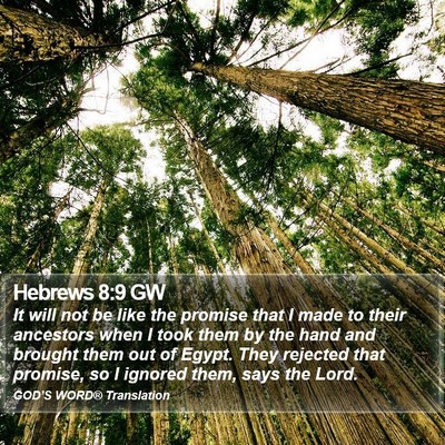 Hebrews 8:9 GW Bible Verse Image