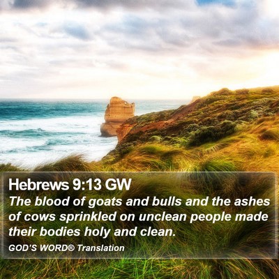 Hebrews 9:13 GW Bible Verse Image