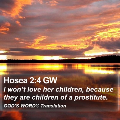 Hosea 2:4 GW Bible Verse Image