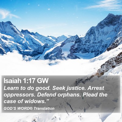 Isaiah 1:17 GW Bible Verse Image