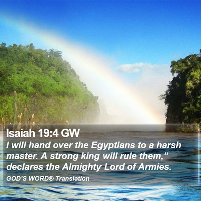 Isaiah 19:4 GW Bible Verse Image