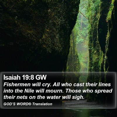Isaiah 19:8 GW Bible Verse Image