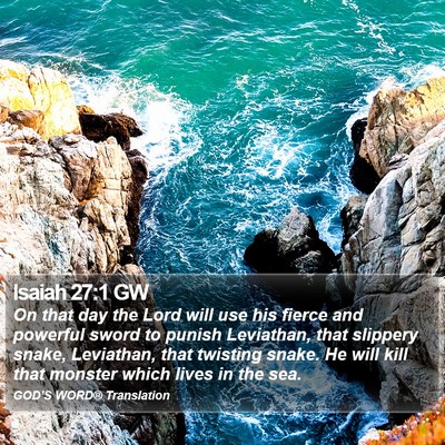 Isaiah 27:1 GW Bible Verse Image