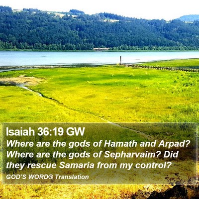 Isaiah 36:19 GW Bible Verse Image