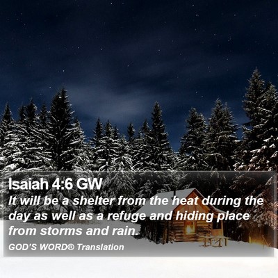 Isaiah 4:6 GW Bible Verse Image