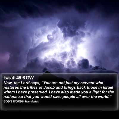 Isaiah 49:6 GW Bible Verse Image