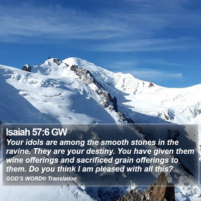 Isaiah 57:6 GW Bible Verse Image