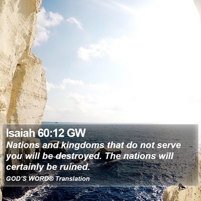 Isaiah 60:12 GW Bible Verse Image